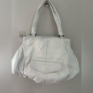 EUC White Leather MaxMara shoulder bag. Never worn.